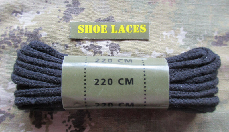 Stringhe Lacci Strin Shoe Laces Black 220cm.