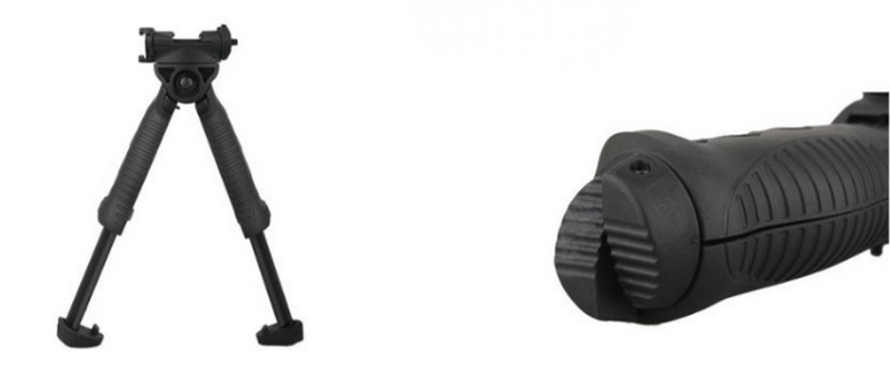 T-PODG2 FD Bipod Vertical Forward Grip Impugnatura Vertical con Bipiede by Big Dragon