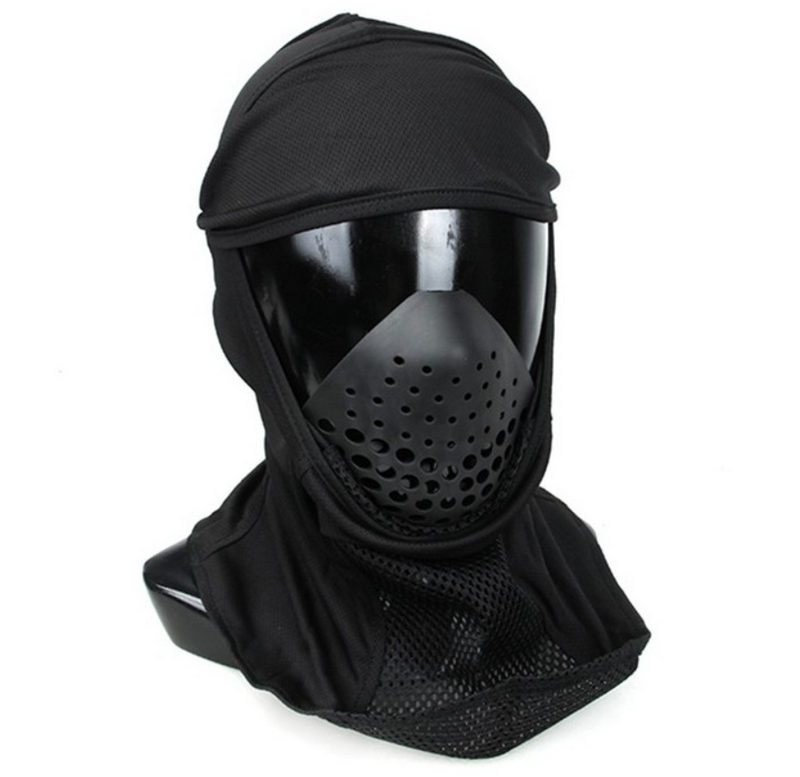 TMC 2020 Balaclava - Mephisto BK Black With Protective Mask by TMC