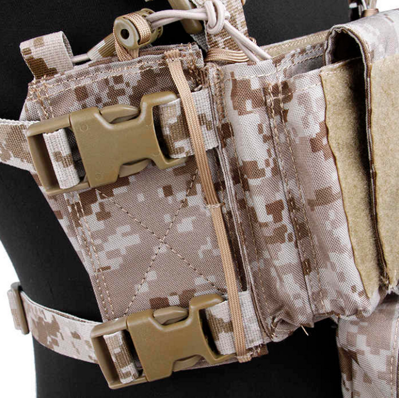 TMC MCR Lightweight AOR1 Tactical Vest SS Modular Chest Rigg - Chest Hanging Set Cordura 500D by TMC