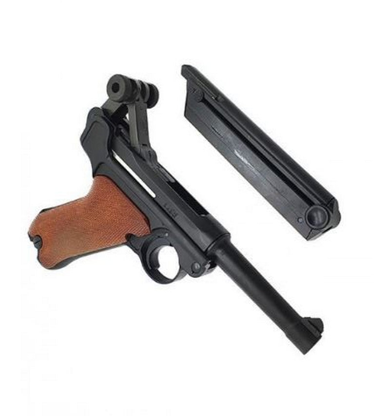 Crown Erfurt P08 Luger 4inch 1918 - 1920 Full Metal GBB Gas Blow Back by Tanaka