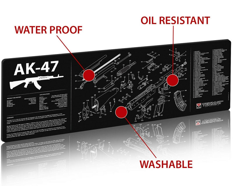 TekMat AK-47 Clenaing Mat Tappetino Manutenzione by TekMat