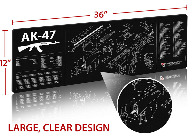 TekMat AK-47 Clenaing Mat Tappetino Manutenzione by TekMat