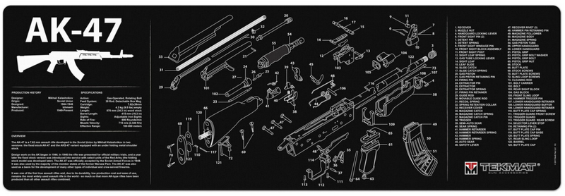 TekMat AK-47 Clenaing Mat Tappetino Manutenzione by TekMat