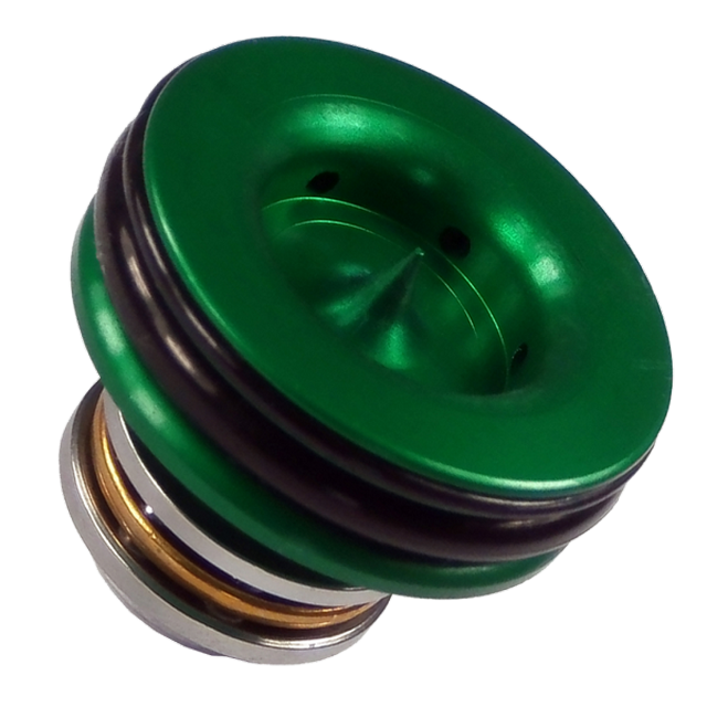 Testa Pistone Cuscinettata in Ergal a Deviazione di Pressione by FPS Airsoft