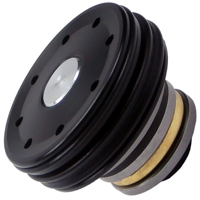 Testa pistone cuscinettata in POM con doppio O-Ring XPPD by Fps Airsoft