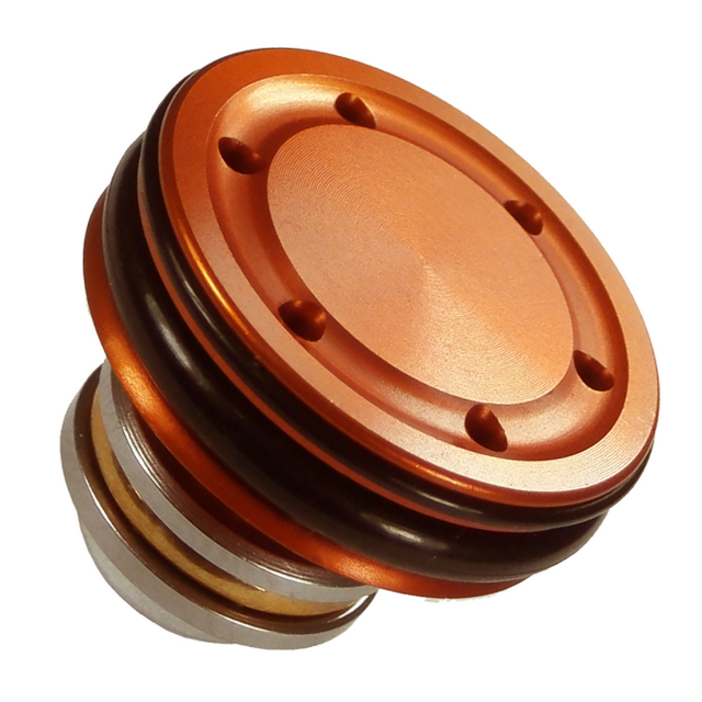 Testa Pistone in Ergal con Doppio O-Ring by Fps Airsoft