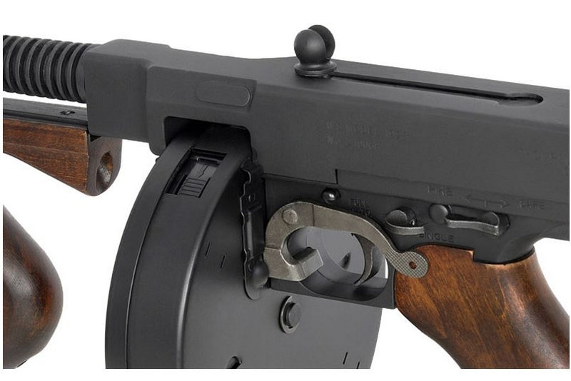 Thompson 1298 Chicago Gangster Type Writer Scritte e Loghi Originali Mosfet Full Wood & Metal 2022 Version by King Arms > Cybergun