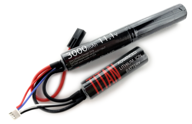 Titan Power Battery Lithium Ion 11.1v 3000mAh Nunchck Tamiya by Titan Power