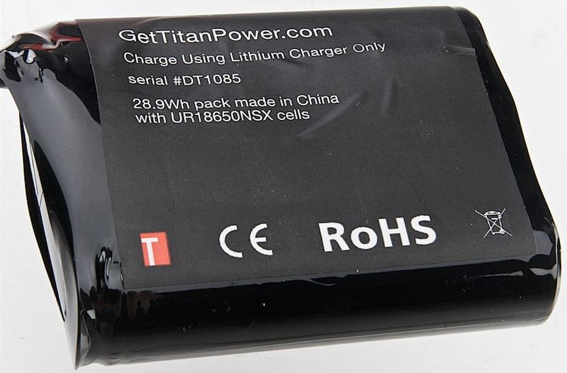Titan Power Battery Lithium Ion 11,1v 2600mAh Brick Deans by Titan Power