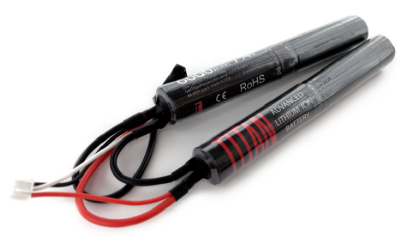 Titan Power Battery Lithium Ion 7.4v 6000mAh Nunchck Tamiya by Titan Power