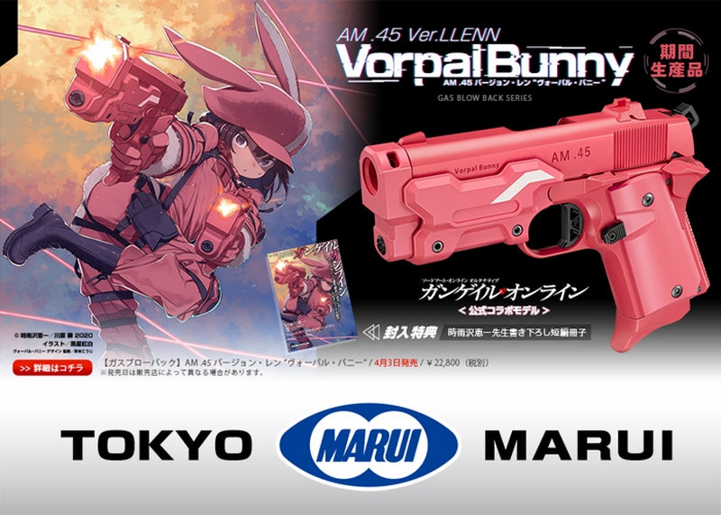 Tokyo Marui AM.45 Ver.LLEN Vorpal Bunny Airsoft GBB Gas Blow Back Pistol by Tokyo Marui