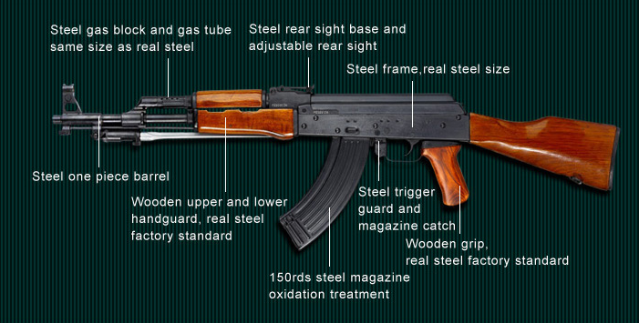 Type 56 China Army Full Wood & Metal by Real Sword