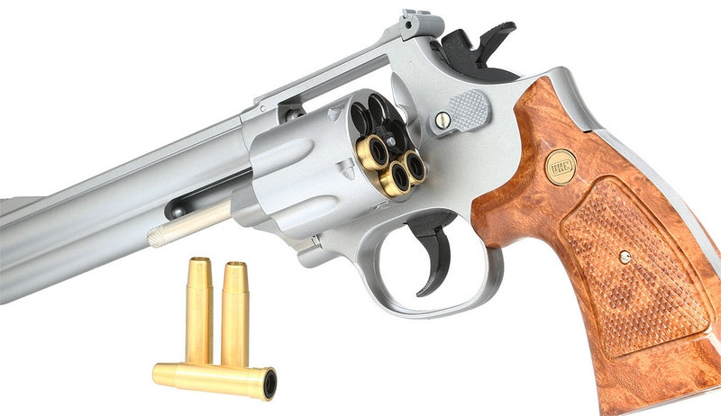 UHC M29 .44 Magnum 6" Chrome - Silver Version Gas Pistol by UHC
