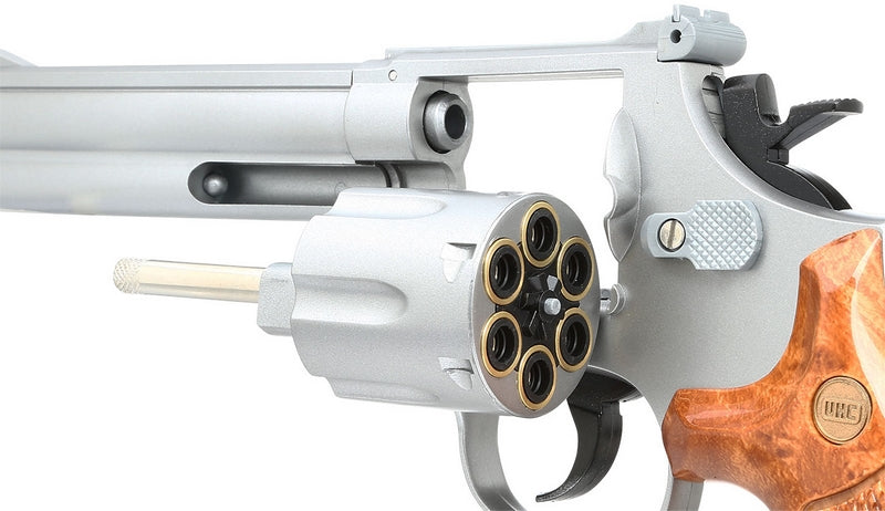 UHC M29 .44 Magnum 6" Chrome - Silver Version Gas Pistol by UHC