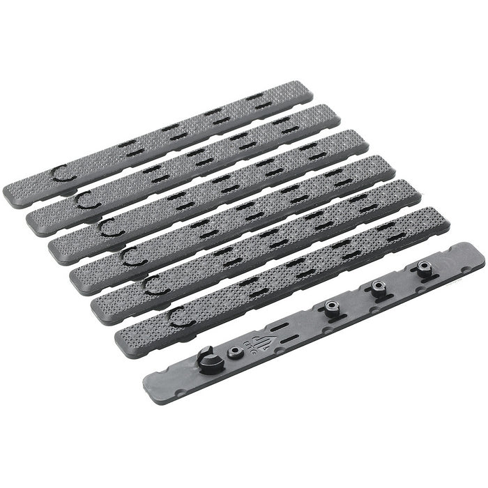 UTG KeyMod Low Profile Rail Panel Set 140mm. 7pcs. BK by UTG Leapers
