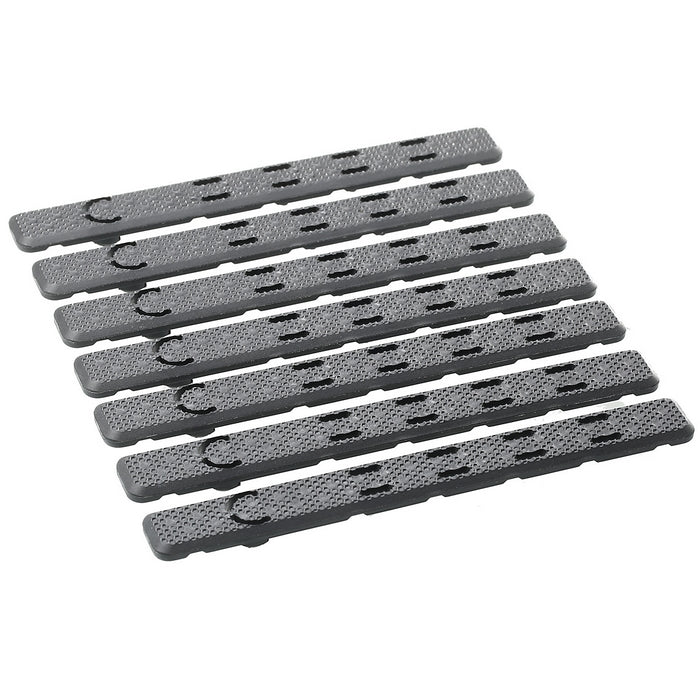 UTG KeyMod Low Profile Rail Panel Set 140mm. 7pcs. BK by UTG Leapers