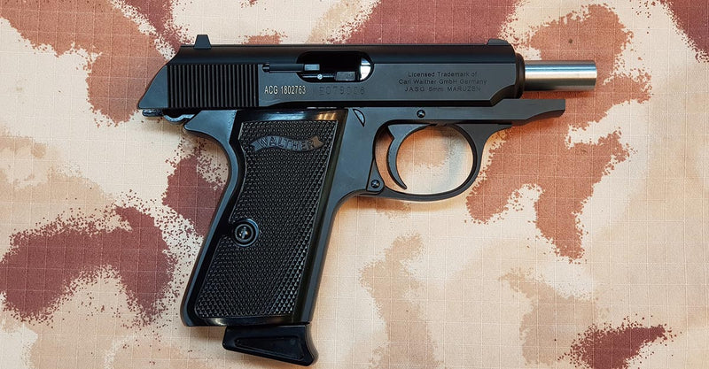 PPK S Silenziata con Scritte e Loghi Originali Walther GBB by Maruzen per Umarex