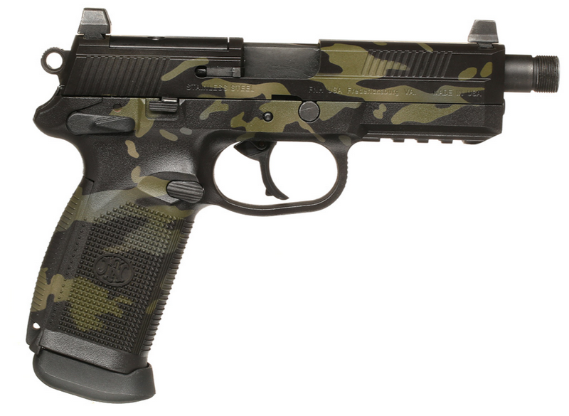 Cerakoted MCB Multicam Black VFC FN Herstal FNX-45 Tactical Metal Slide By Black Sheep Arms > VFC > Cybergun