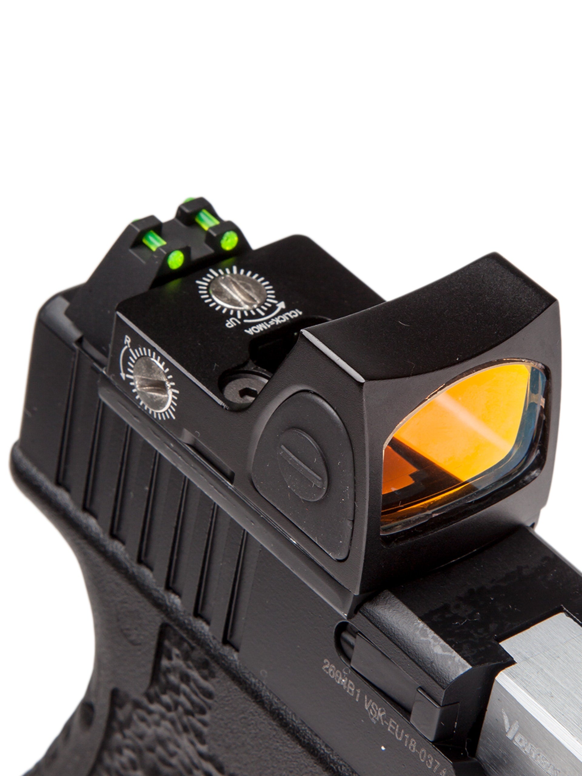 VORSK G18C Type EU18 Vented Slide GBB Pistol BDS Red Dot Sight By Vorsk