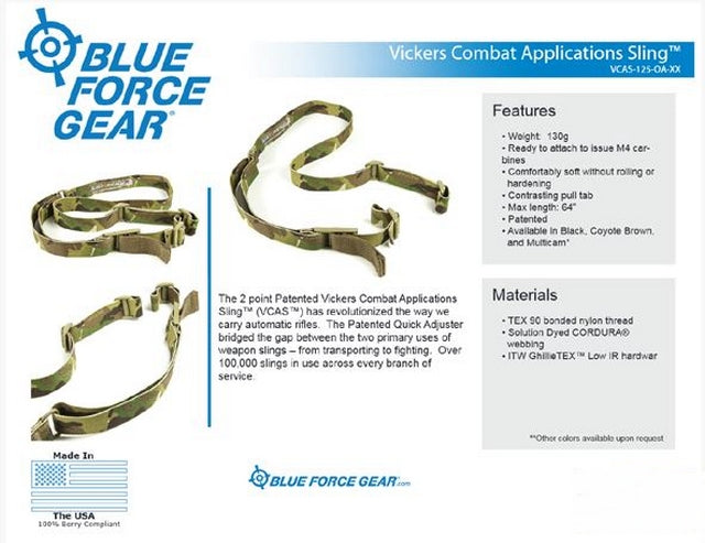 Vickers Multicam Combat Sling by Blue Force Gear