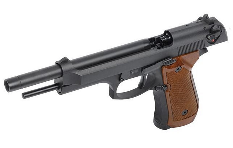 WE M92 "American" Long Barrell Full Metal GBB Gas Blow Back Pistol by WE