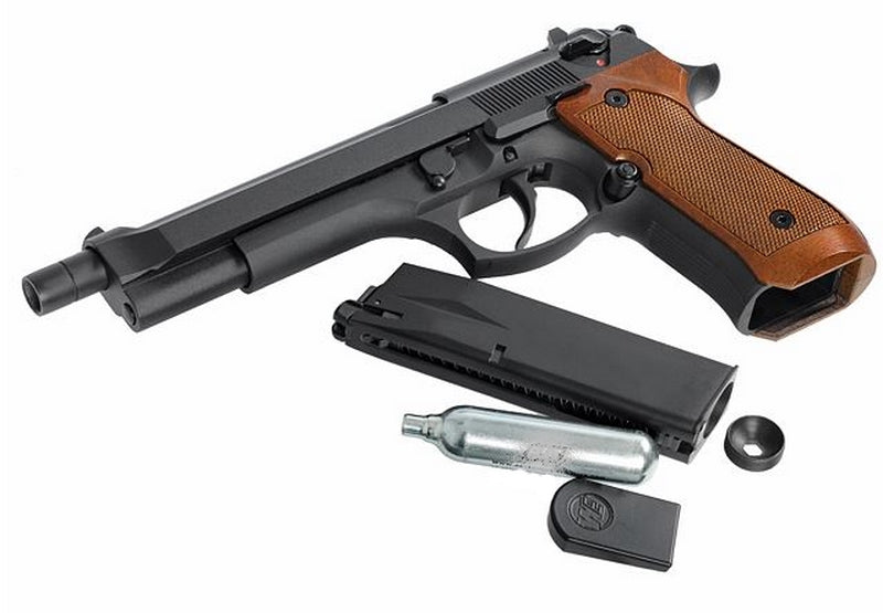 WE M92 "American" Long Barrell Full Metal GBB Gas Blow Back Pistol by WE