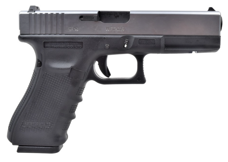 We G17 Type Silver Metal Slide GBB Gas Blow Back by We