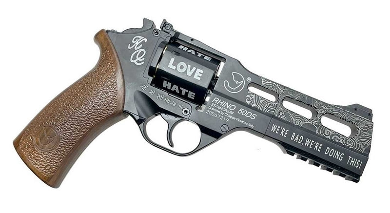 WG Harley Quinn Chiappa FireArms Charging Rhino 50DS .357 Magnum Co2 Revolver Hard Case Limited Edition by WG Win Gun