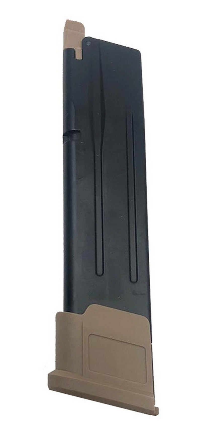 We M17 - M18 - P320 GBB 30bb Tan Gas Magazine by We