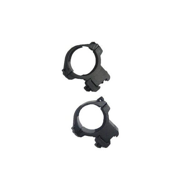Weaver 11mm. Low Scope Rings Anelli Bassi Diametro 30mm.