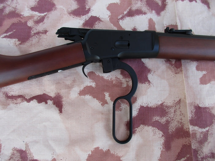 OFFERTE SPECIALI - SPECIALOFFERS: Winchester M1892 "Saddle Gun" SRX V2 Range Gas Real Wood & Full Metal Version by A&K