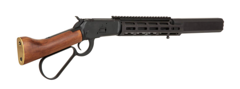 Winchester Randall "Mare's Leg" Silencer 1873 RS Gas Lever Action Full Wood & Metal by A&K