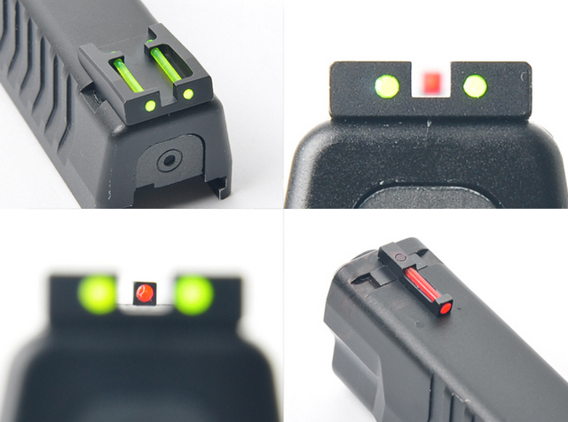 XDM Kit Tacche di Mira con Fibre Ottiche by AIP