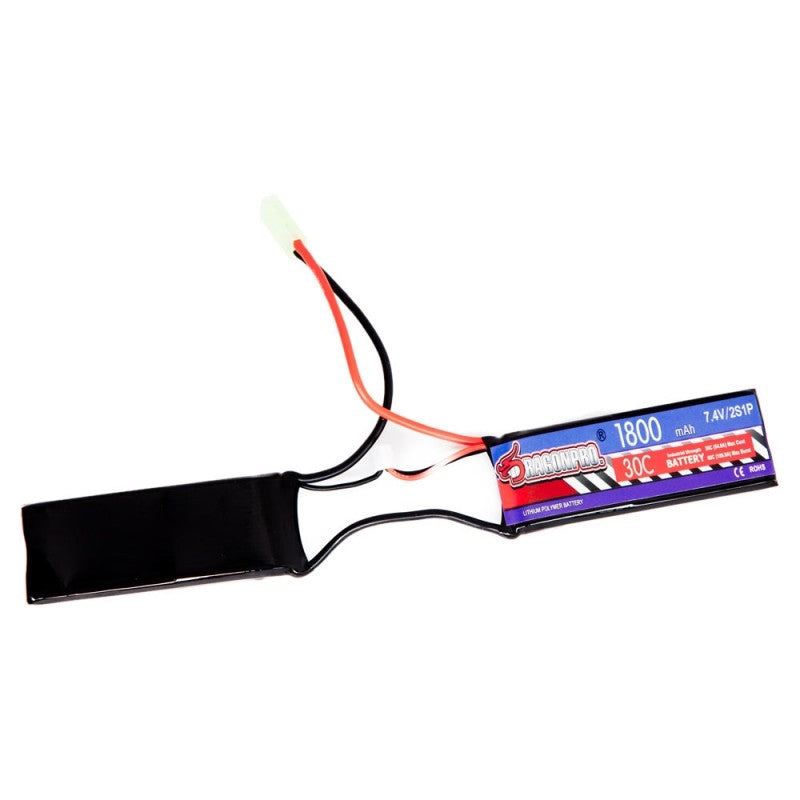 Batteria DP-L7-008 7.4V 1800mAh 30C LiPO (1+1) 102x35x7.2mm. by Dragonpro