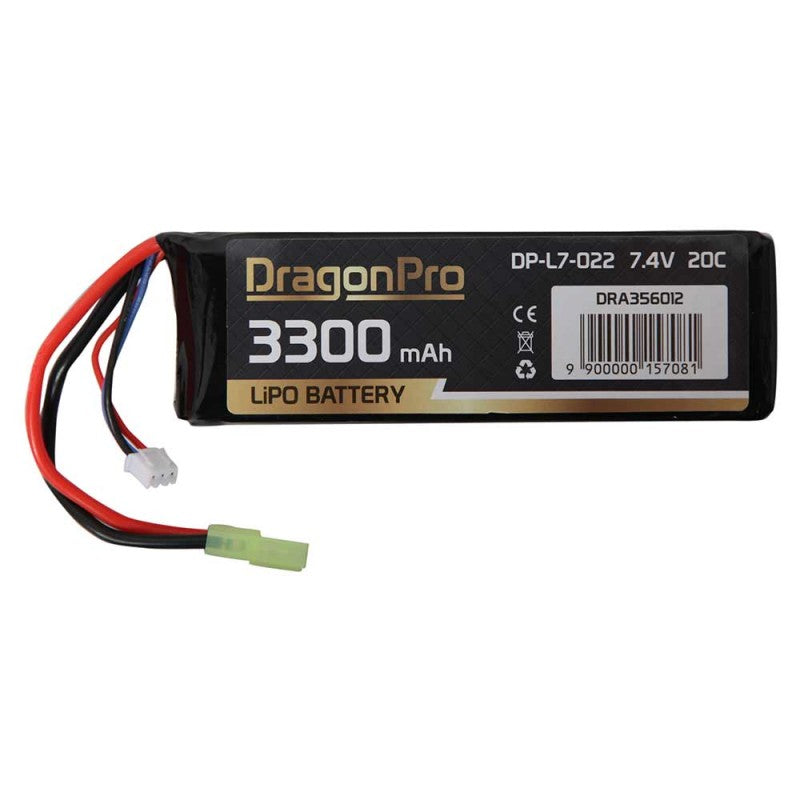 Batteria DP-L7-022 7.4V 3300mAh 20C LiPO 135x43x13.5mm. by Dragonpro
