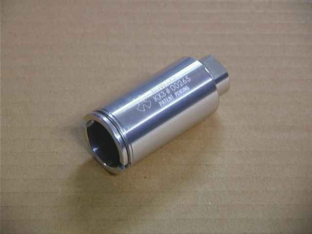 Noveske KX3 Silver Limited Version Spegnifiamma Amplificatore di Suono Madbull