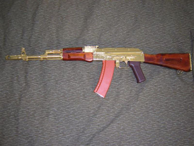 SLR 105 A1 "Bin Laden Custom" C.A. Realmente Placcato Oro